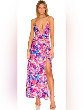 For Love & Lemons Natasha Maxi Dress
